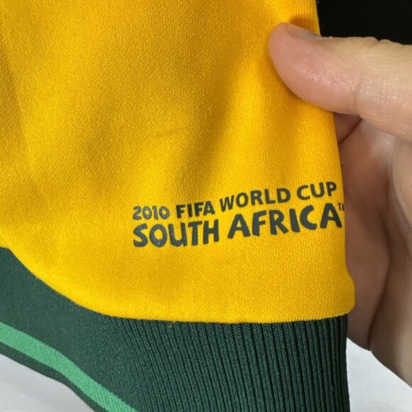 Adidas South Africa 2010 FIFA World Cup Track Jacket Green Yellow Men L Unisex - Picture 7 of 10